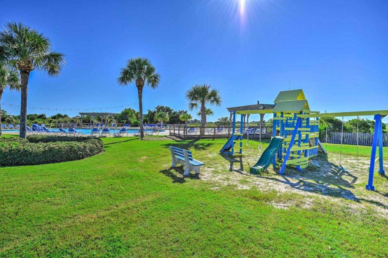 Harbor Island Condo With Deck - Steps To Beach! Oceanmarsh Subdivision Exterior foto