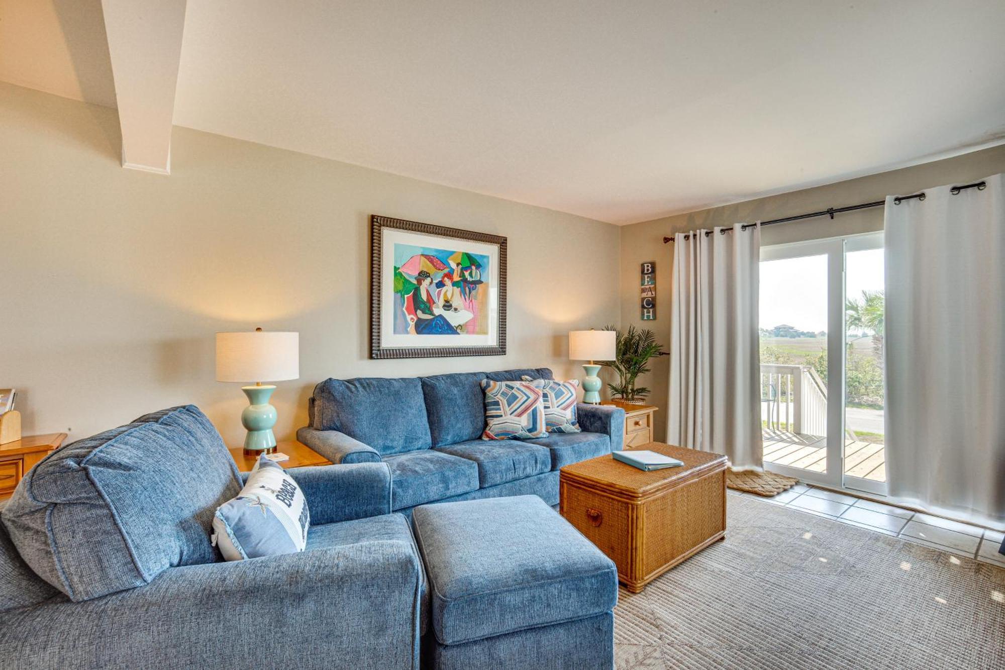 Harbor Island Condo With Deck - Steps To Beach! Oceanmarsh Subdivision Exterior foto